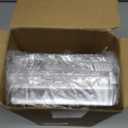 6 Pack Large Clear Plastic Drawer Organizer Trays, Acrylic Kitchen Drawer Organization and Storage Dividers, Non-Slip Storage Bins for Makeup, Kitchen Utensils, Bathroom, Jewelries and Office Desk