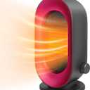 Sendowtek Portable Space Heater Indoor, Mini Electric Fan 10" Tall with 3 Mode Adjustable, Overheating/ Tip-over Protection PTC Small Ceramic Desk Heater for Office Home Use