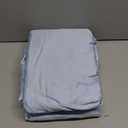 THREAD SPREAD 400 Thread Count Fitted Sheet Queen Cotton - 100% Cotton Queen Fitted Sheet Only, Luxuriously Soft, Durable, Cooling 16" Deep Pocket Sateen Weave Bottom, Hotel Quality - Light Blue