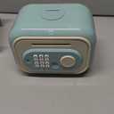 Children's Piggy Bank, Fingerprint Password Electronic Savings Box, Mini ATM Piggy Bank Toy Gifts for 3 4 5 6 7 8 9 10 11 12 Year Old Boys Girls (Green)