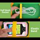 14 x ALKOO Kids Smartphone Case | AI Digital Camera Bag | for Luoba/for WEOLULI/for Joozfee/for VOGBY Learning Toys | Holder for Play Cell Phone Size Up to 5 in(L) * 2.7 in(W) | Over 7 Years Age (Green)