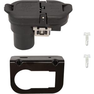 Rear Bumper Trailer Hitch Tow Plug Connector Compatible with 2011-2022 Dodge Ram 1500 2500 3500 Replaces 56055632AC 56055632AB 68573359AA 68014986AB 7-Pin