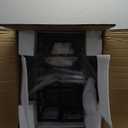 4-Light Black Farmhouse Chandelier Light Fixture Rustic Lantern Pendant Light Industrial Cage Hanging Lights for Kitchen Island Foyer Entryway Dining Room Hallway