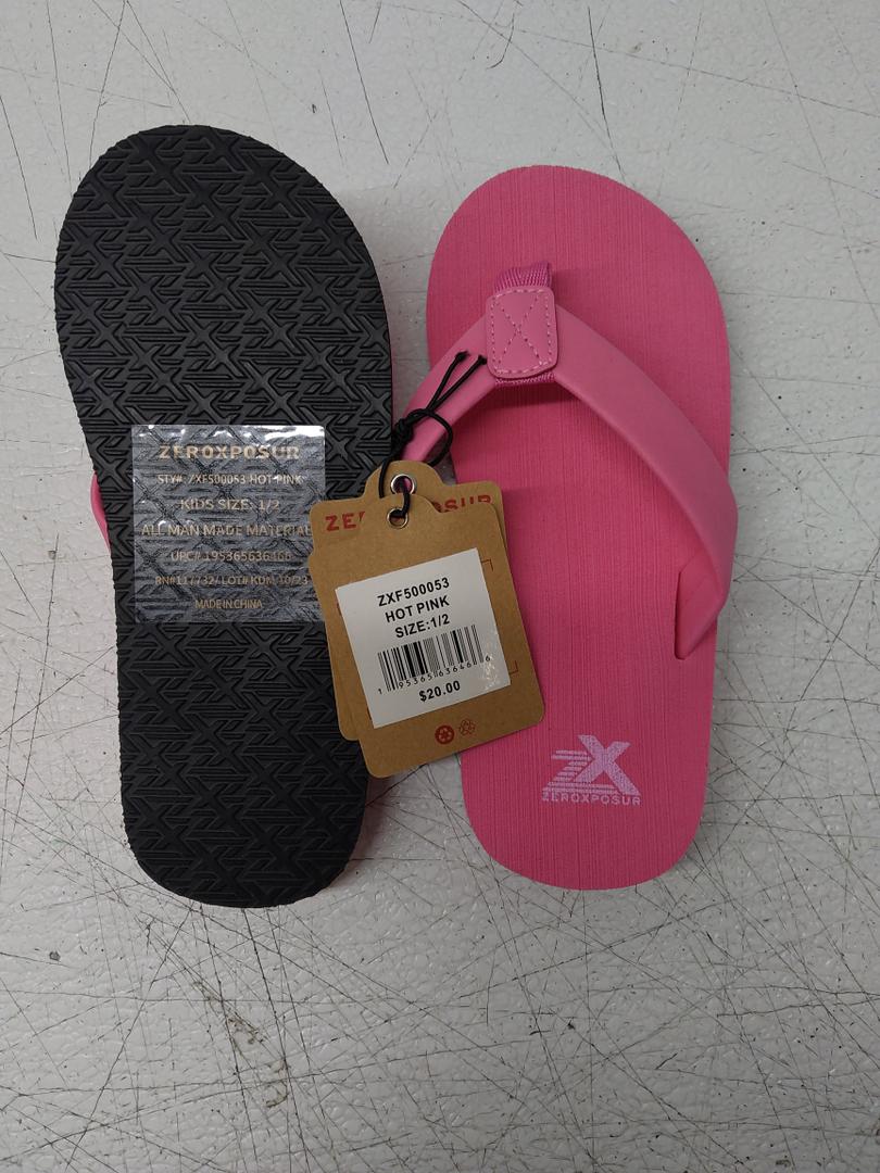 Zeroxposur Pink Flip Flop 12/13
