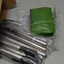 Toozey Dog Pooper Scooper, Extra Large Stainless Steel Tray Long 54" Handle, Easy Cleanup for All Dog Sizes, Includes 20 Bags