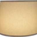 Aspen Creative 32319 Transitional Hardback Empire Shaped Spider Construction Lamp Shade in Ivory, 14" wide (12" x 14" x 10"), 14 inches wide x 10 inches high
