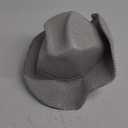 Silver Cowboy Hat Sparkly Sequin Cowgirl Hat Glitter Star Rave Hat for Bachelorette Party Halloween Costume Hats