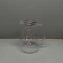 Glass Pitcher with Lid,1 Gallon Glass Water Pitcher Hot/Cold Water Jug, Juice and Iced Tea Beverage Carafe with Lid (Extra-Wide Mouth)