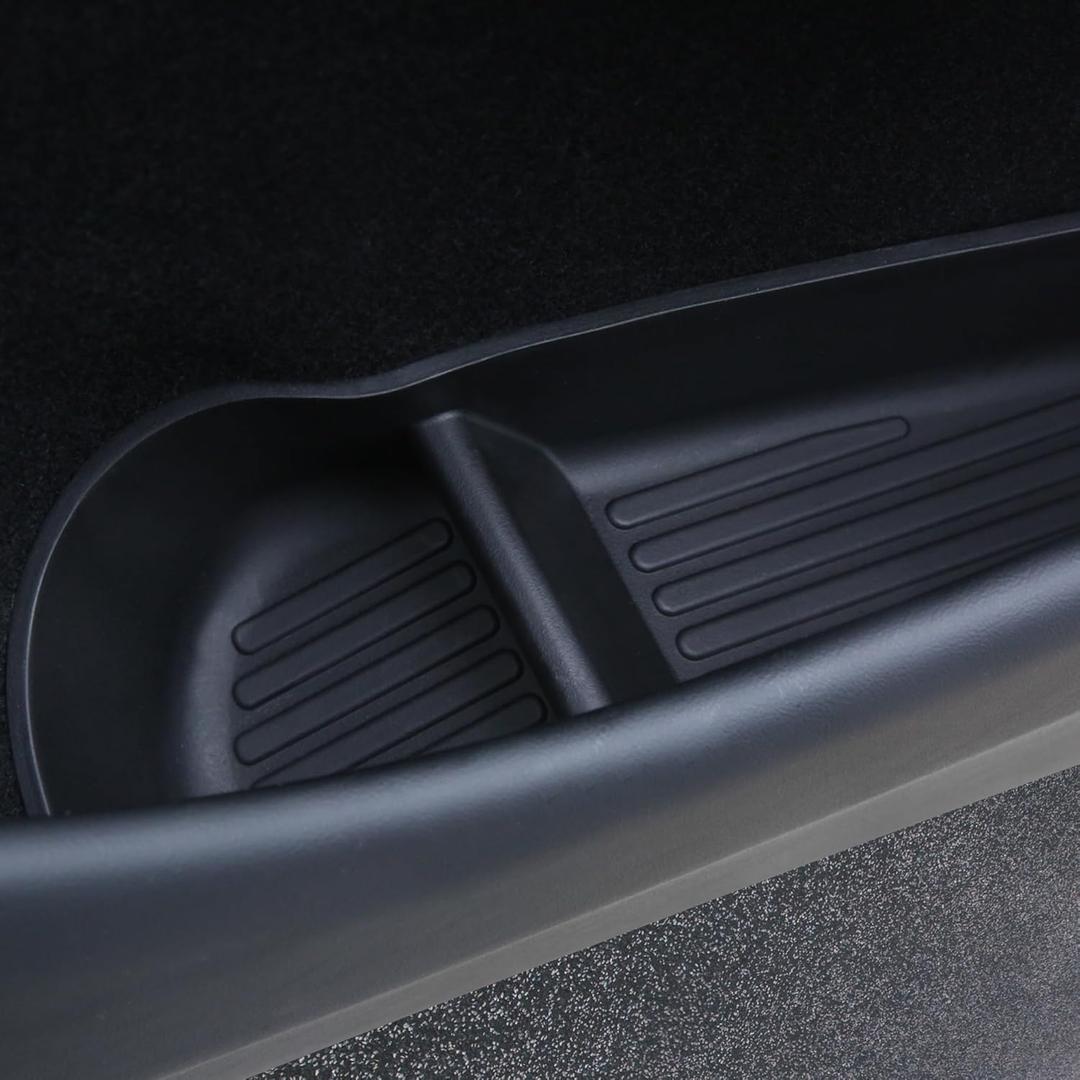 Door Side Storage Box for Tesla Model Y Juniper Accessories 2025 2026 Door Pocket Liners,TPE Front & Rear Side Organizer Tray Protector Liner (model Y Juniper) 4pcs