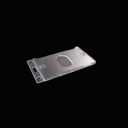 3 x 2 Pcs Hard Plastic Badge Holder, Clear ID Badge Name Card Holder with Easy Access Thumb Slot, Vertical Style, ID Badge Holders, Hard Plastic Badge Holder, ID Card Holder