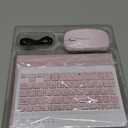 TUNKARMOR Keyboard Case for iPad mini 5 & Mini 4 7.9 inch - with Mouse and Magnetically Keyboard, Case with Pencil Holder for iPad mini 5th / 4th Generation, Auto Sleep/Wake, Pink