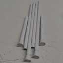 2PCS White Spring Curtain Rods for Windows 23 to 46 Inch, Adjustable Extendable Pressure Tension Curtain Rods No Drilling, Small Tension Rod for Doorway Bedroom Closet Door Kitchen