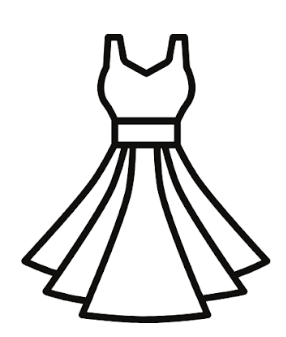 Dress L Black No Brand