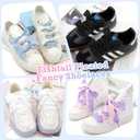 2 x Fishtail Pleated Shoe Laces: 2 Pairs 2.5 CM Wide Flat Ruffle Shoelaces