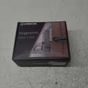 IRONZON Fingerprint Door Lock Door Knob with Keypad Keyless Entry Door Lock with Handle for Home Hotel Apartment Bedroom (Black)