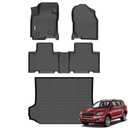 Wailtnb-Mats for Toyota RAV4 2006-2012 5 Seat Floor Mat Cargo Liner All Weather Floor Liner Car Mat for Toyota RAV4 Custom Fit Automotive Full Set Accessories