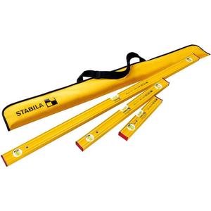 Stabila Pro Set 80 AS Spirit Levels with Carrying Case