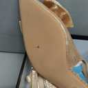 Heysimey Women's Bow Slingback Kitten Heels Size 8.6