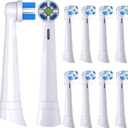 Compatible with Oral-B iO 3/4/5/6/7/8/9/10 Series Ultimate Clean Electric Toothbrush Replacement Brush Heads, for Oral-B iO Electric Toothbrush, 10 Pack (White)