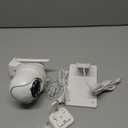 ANRAN 4K Solar Security Camera Outdoor Wireless-360 PTZ, 8MP Color Night Vision, Battery-Powered WiFi Camera with PIR Detection, 2-Way Audio, No Wiring Needed, Compatible with Alexa (4K White-1 Pcs)