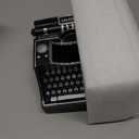 Retro Typewriter Pen Holder Vintage Desk Accssories Unique Cool Gifts for Writer Typewriter Lovers and Secretary Cute Funny Pencil Cups for Office Home School (Black)