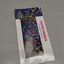 48ct Neon Hanging Swirl Decorations, 5-Color Paper Swirls Glow in Blacklight, Ceiling and Wall Decorations for Birthday, Festival, School Dance, and Glow-in-the-Dark Celebrations