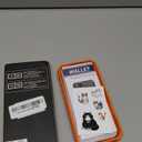 SSLOTSCASE for iPhone 17 Pro Max Case with Card Holder & Camera Stand & Kickstand & Slide Camera Lens Cover & Wallet, Military-Grade Heavy Duty Phone Case Cover for iPhone 17 Pro Max 6.9'', Orange