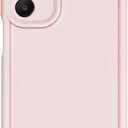 Puxicu Slim Case for Samsung Galaxy A25 5G, Enhanced Camera Protection, Shockproof Skin-Friendly Touch Soft Case Cover for Samsung Galaxy A25 Phone, Light Pink