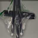 Pet Hair Removal Rubber Broom with Squeegee, Carpet Rake for Pet Hair with 59" Telescoping Long Handle, Fur Remover Rake for Carpet, Hardwood Floor, Tile