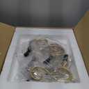 ANJIADENGSHI Mini Crystal Chandelier K9 Crystal Gold Chandelier for Living Room Bedroom Dining Room Kitchen Island Entryway 5 E12 Bulbs High 16.5 in x Diameter 16.9 in, Golden