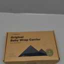 KeaBabies Baby Wrap Carrier  All in 1 Original Baby Carrier Newborn to Toddler Sling, Easy to Wear, Hands Free Bonding, Lightweight, Breathable Infant Wraps (Trendy Black)