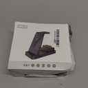 Wireless Charger for iPhone - 5 in 1 Charging Station for Multiple Devices Apple: Fast Wireless Charging Stand Dock for iPhone 17 16e 16 15 14 13 12 Pro Max Apple Watch Airpods (Black)