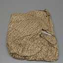 Walrus Round Vinyl Fitted Tablecloth with Flannel Backing Elastic Edge Design Table Cover Waterproof Oil-Proof PVC Table Cloth Stain-Resistant Best for 37"-44" Round (Weave)