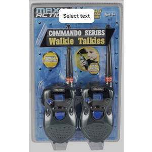 MAXX Action Commando Walkie Talkies