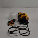 Paint Sprayer, 700W HVLP Spray Gun with Cleaning & Blowing Joints, 4 Nozzles and 3 Patterns, Easy to Clean, for Furniture, Cabinets, Fence, Walls, Door, Garden Chairs etc. VF803 (Yellow)