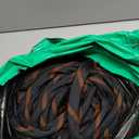 Flexible Garden Hose 75 FT, Ultra Lightweight Water Hoses w/10 Function Sprayer and 3/4" Brass Fittings, Kink-Free, Sturdy, Abrasion Resistant for Yard, Lawn, Outdoor and Gardening(Black Orange)