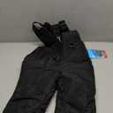 Arctic Quest Boys Girls Unisex Classic Ski & Snow Bib Overall Winter Snowsuit Water-Resistant Windproof Outdoor Rain Bib (3T, Black)