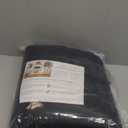 Amearea Premium Soft Area Rug 4x5.3 Feet, Black Rugs for Living Room, Fluffy Carpet for Bedroom Nursery Playroom Teen Home Decor, Comfortable Indoor Furry Dorm Carpets, Black