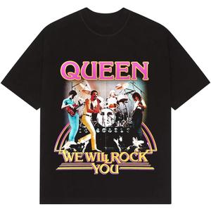 Queen Unisex Adult Offical Merch We Will Rock You T-Shirt XXL