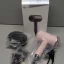 Slopehill Professional Ionic Hair Dryer, Powerful 1800W Fast Drying Low Noise Blow Dryer with 2 Concentrator Nozzle 1 Diffuser Attachments for Home Salon Travel (Pottery Pink and Rose Gold)