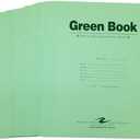 ROARING SPRING Recycled Green Exam Book, 8 Sheets/16 Pages, 11" x 8.5", Wide Ruled with Margin, Pack of 50