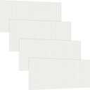 Frienda 4 Pcs Fluorescent Light Covers Replacement Flat Clear Prismatic Acrylic Ceiling Light Cover Panels(22.5" x 46.5: x 0.1")