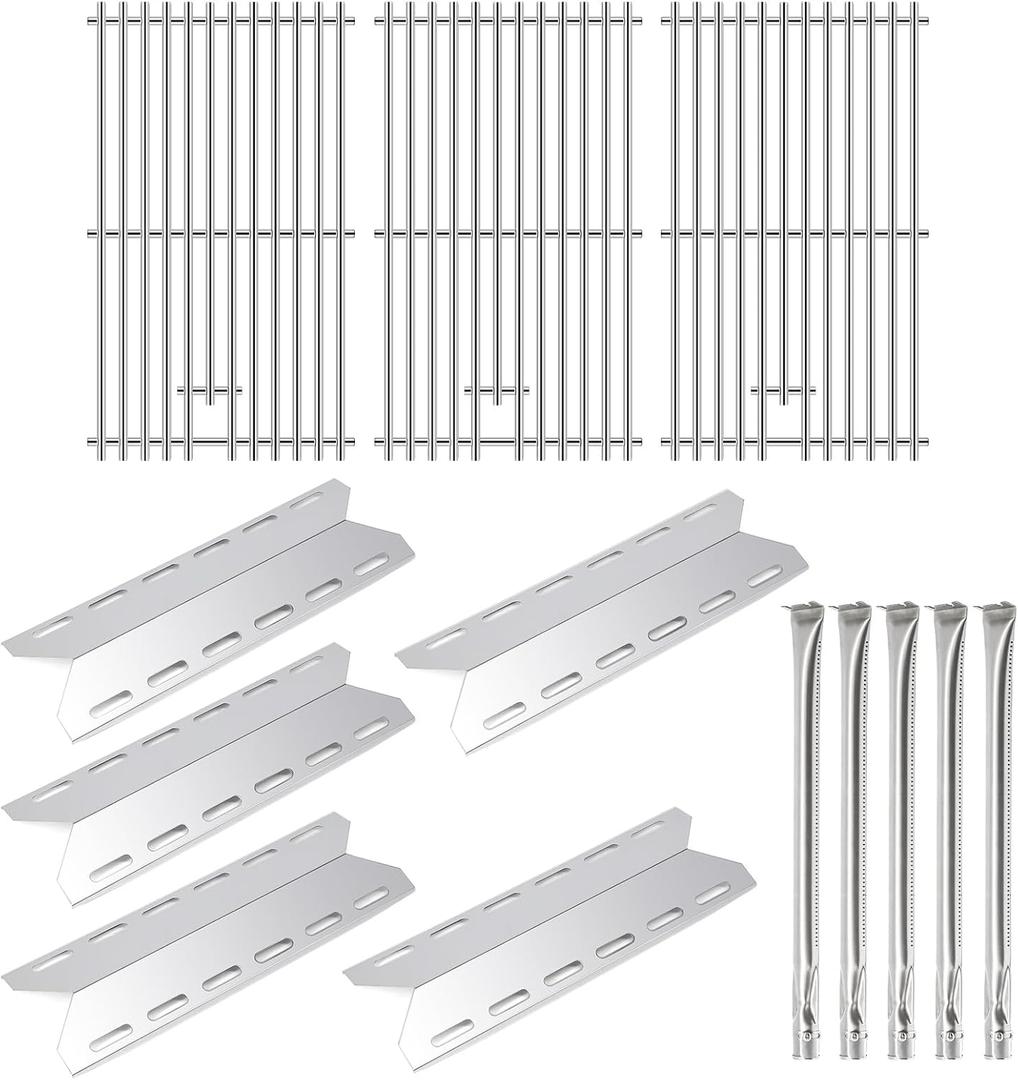 Grill Replacement Parts for Charmglow 720-0234 720-0289, Replacement Grates & Burners & Heat Plates Heat Shields for Charmglow 720-0234 Gas Grill