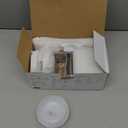 EZVALO Under Cabinet Lighting with Charging Station, 1000mAh Rechargeable Puck Lights with Remote, 3 Color Temps & 12 RGB Closet Lights, Dimmable Motion Sensor Lights for Shelf, Kitchen (3 Packs) (White)