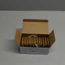 Burbell 15 Pcs 2.4 Inch Round Embroidery Hoops Frame Circle Rubber Hoops Ring Display Cross Stitch Ornament Imitated Wood Frame Kits for Spring Gifts Valentines Day Craft Sewing DIY Hanging Gifts