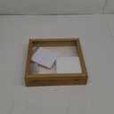 TJ.MOREE Shadow Box Display Case 11 x 11 Flowers Shadow Box Frame with Glass Window Picture Frame Wedding Bouquet Memorabilia Medals Photos Memory Box for Keepsakes - Carbonized