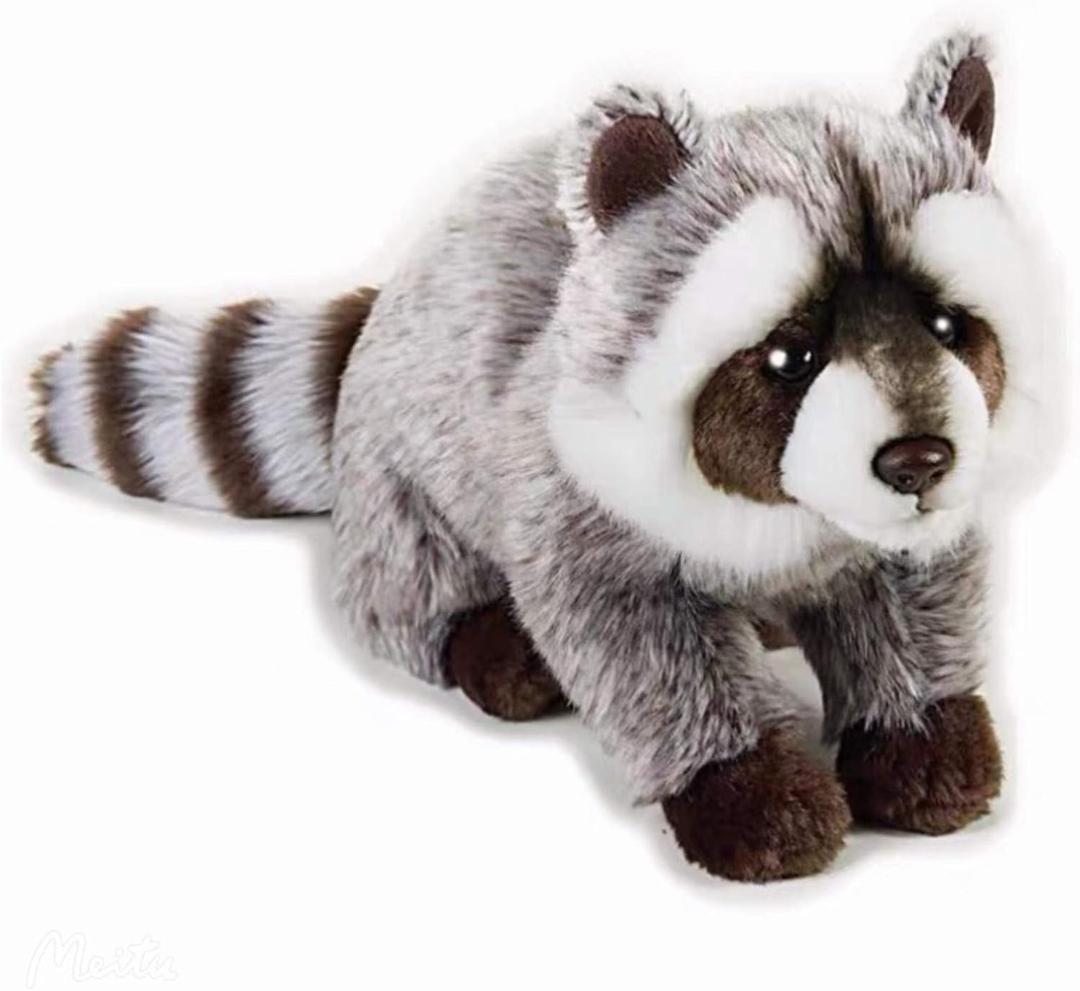 TAMMYFLYFLY Stuffed Toy 12" Raccoon Plush Stuffed Animal
