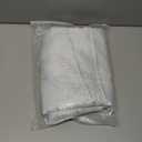 MikiUp Jacquard Rectangle Christmas Tablecloth - Xmas Snowflakes Glitz Metallic Fabric Table Cloth, Waterproof and Washable Holiday Decorative Table Cover for Party, White/Sliver 60 x 102 Inch