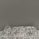 Area Rugs 6'x9' Washable Non-Slip, Floral Vintage Distress Print Pattern Medallion Carpet for Living Room Bedroom Dining Room, Dark Green Gray