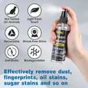 Screen Cleaner Spray 16oz (4oz x 4 Pack) - TV Screen Cleaner Spray and 2 Microfiber Cloths, Computer Screen Cleaner & Car Screen Cleaner for TV, Monitor, Laptop, MacBook, iPad